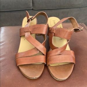 Brown straps sandals